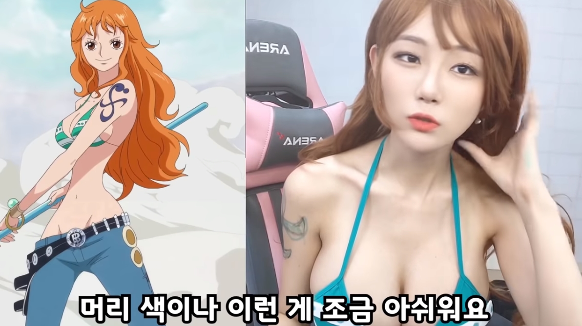원피스 나미 코스프레했다 채널 정지당한 스트리머 Snsfeed 제휴콘텐츠 제공 실시간 핫이슈