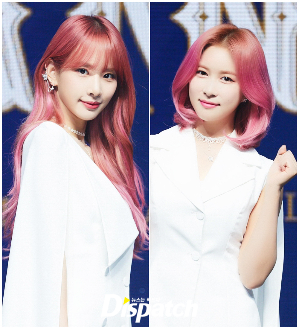 [현장포토] 현실감 제로...설아·다영, 화려한 헤어컬러 | 디스패치 | 뉴스는 팩트다!  [현장포토] 현실감 제로...설아·다영, 화려한 헤어컬러