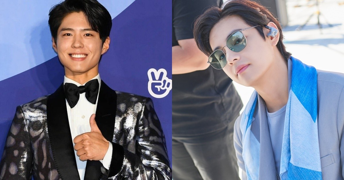 220623 Newsen: Best friends Park Bo-gum X BTS V go to France together for  fashion show : r/bangtan