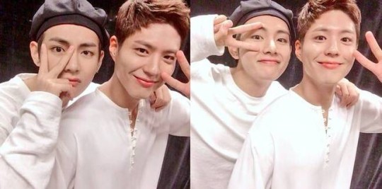 220623 Newsen: Best friends Park Bo-gum X BTS V go to France