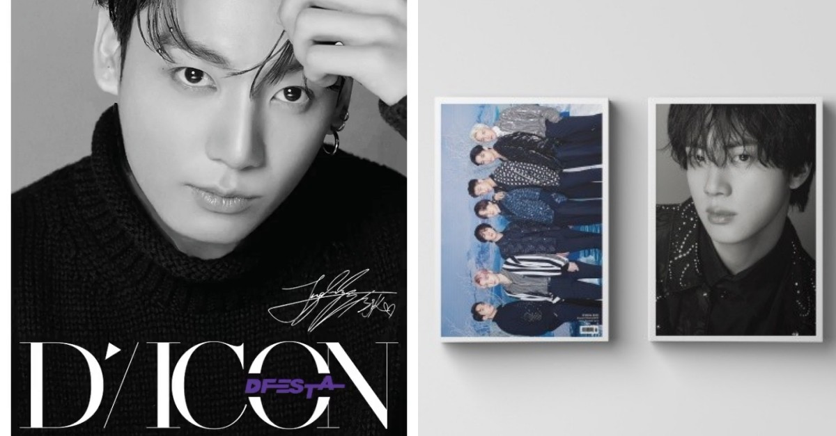 BTS glamourizes 'D-ICON' cover in 3D… D-Festa photobook pre-orders