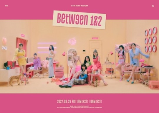 Twice sell out 1 million copies for new album 'Between 1 & 2