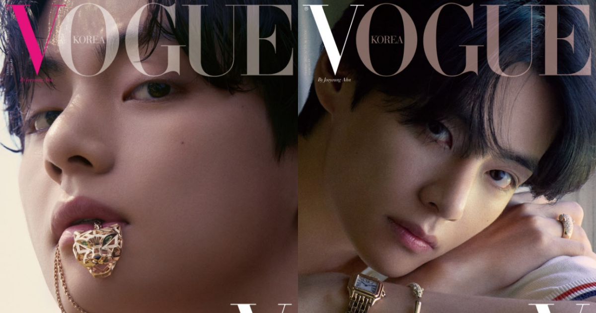 BTS' V wears Cartier for Vogue magazine October issue