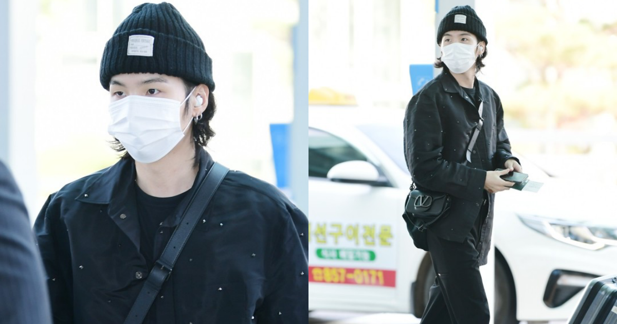 BTS' Suga spotted at Incheon International Airport