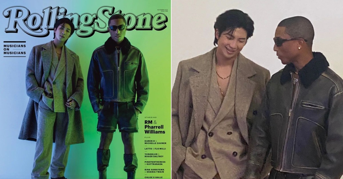 ROLLING STONE MAG. - NOVEMBER 2022 - RM & PHARRELL WILLIAMS