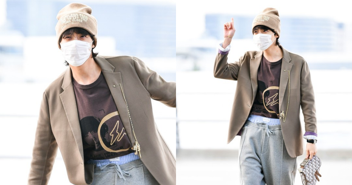 BTS' J-Hope shows world-class fan service at airport