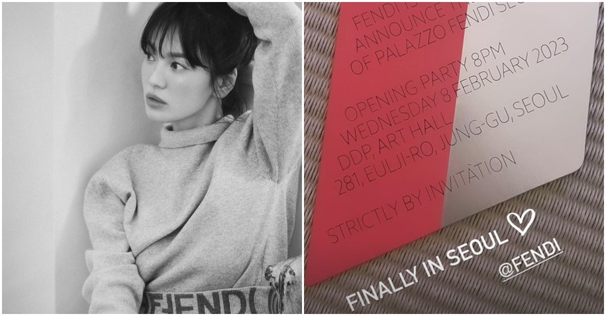 Song Hye Kyo Becomes 1st Korean Ambassador For Luxury Brand Fendi