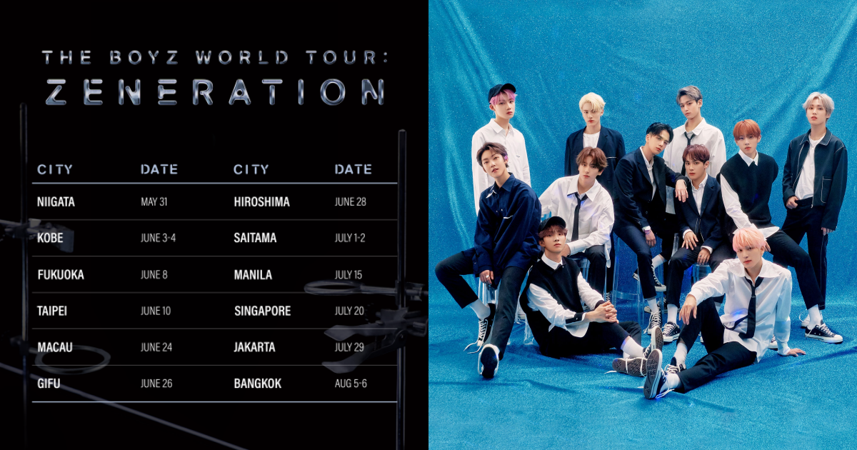 The Boyz to begin world tour ‘Zeneration’ in Asia DIPE.CO.KR
