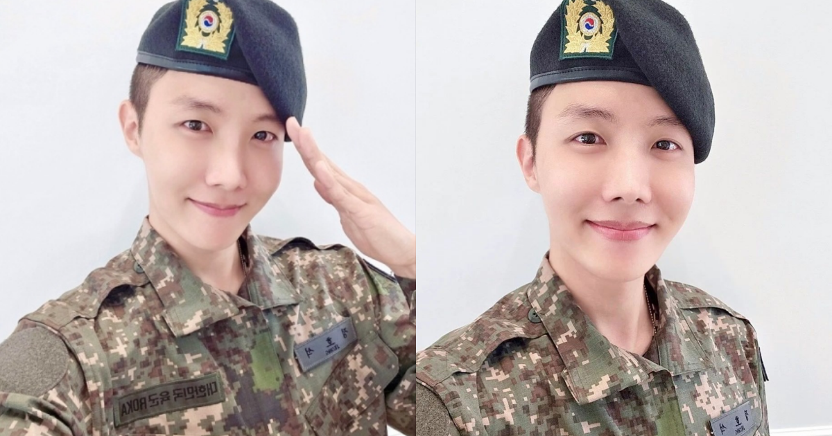 J-hope of BTS is in his last week of basic military training. New