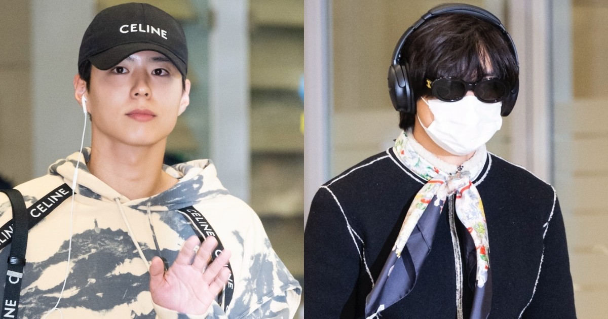 BTS' Kim Taehyung and Actor Park Bo Gum Show Off Their Sweet Friendship at  the Airport (View Pics)