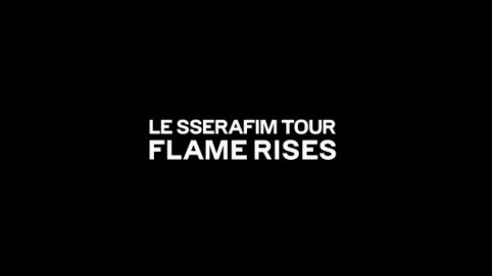 LE SSERAFIM Holds 'FLAME RISES' 