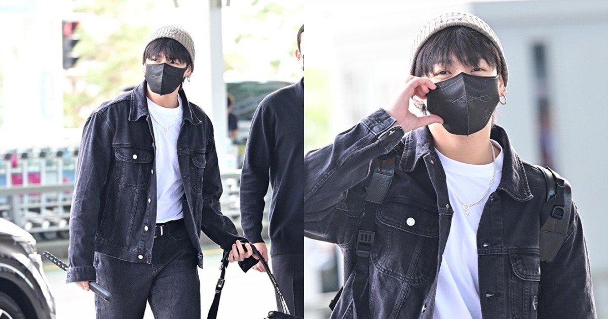BTS Jungkook Airport Fashion Styles 2021 [with videos]