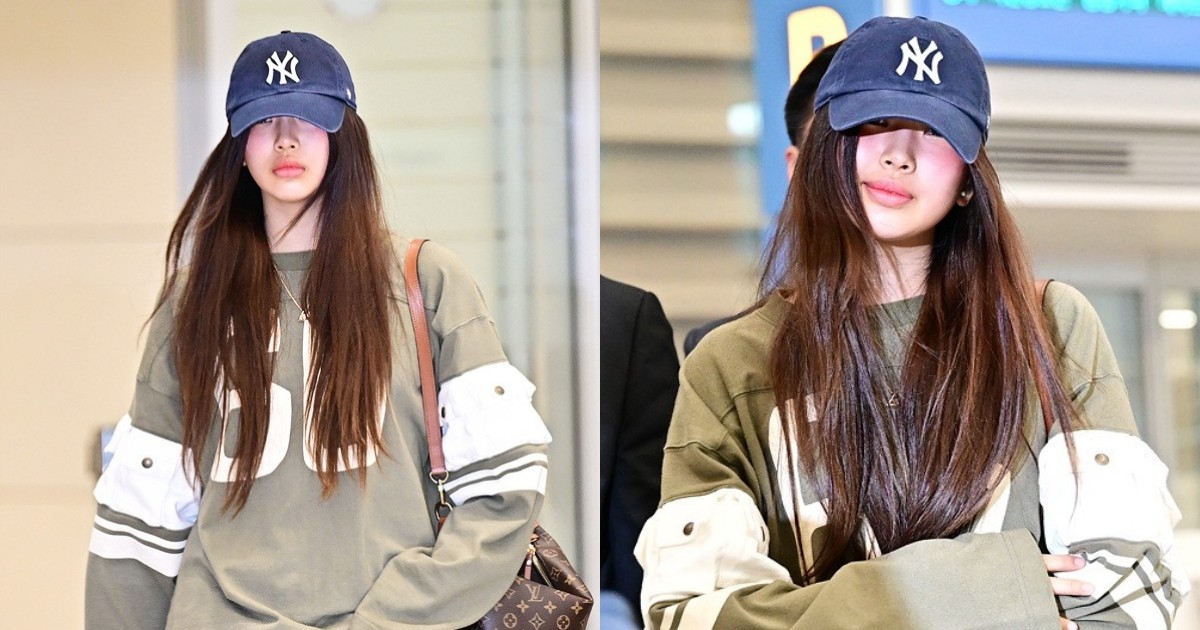 NewJeans — HYEIN at Incheon Airport en route to Paris for her