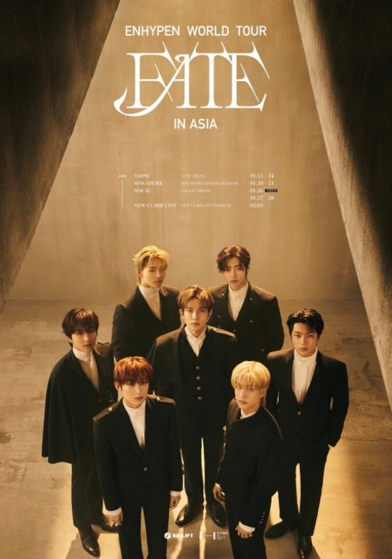 Enhypen Adds One More Show to 'FATE' TourTotal of 13 Cities, 21