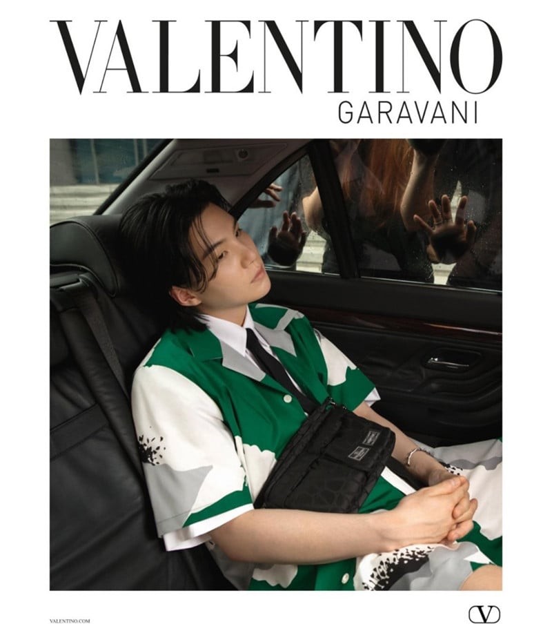 BTS's Suga Makes Heads Turn in Valentino's New Campaign | DIPE.CO.KR
