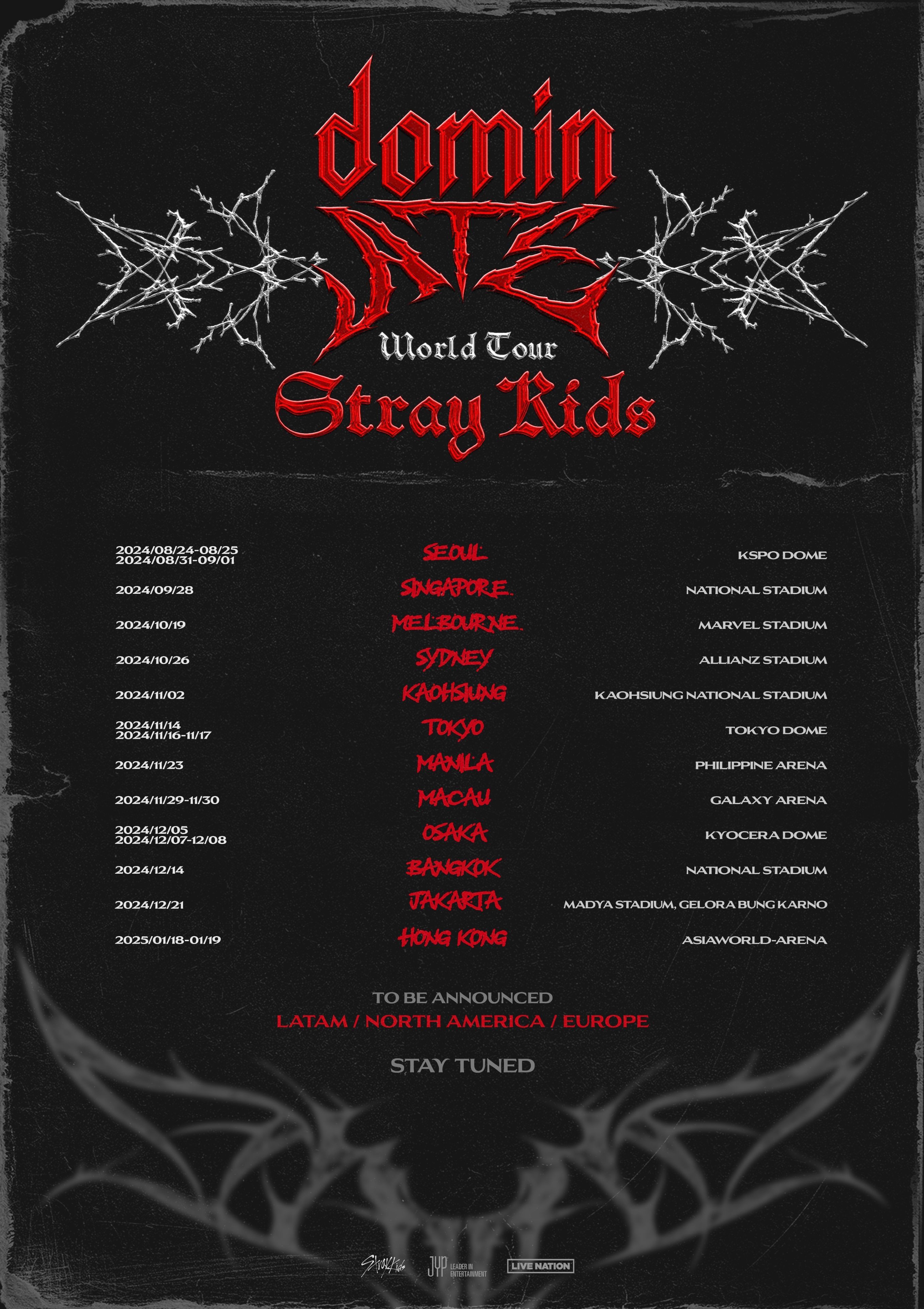 Stray Kids is embarking on their 3rd world tour, the largest