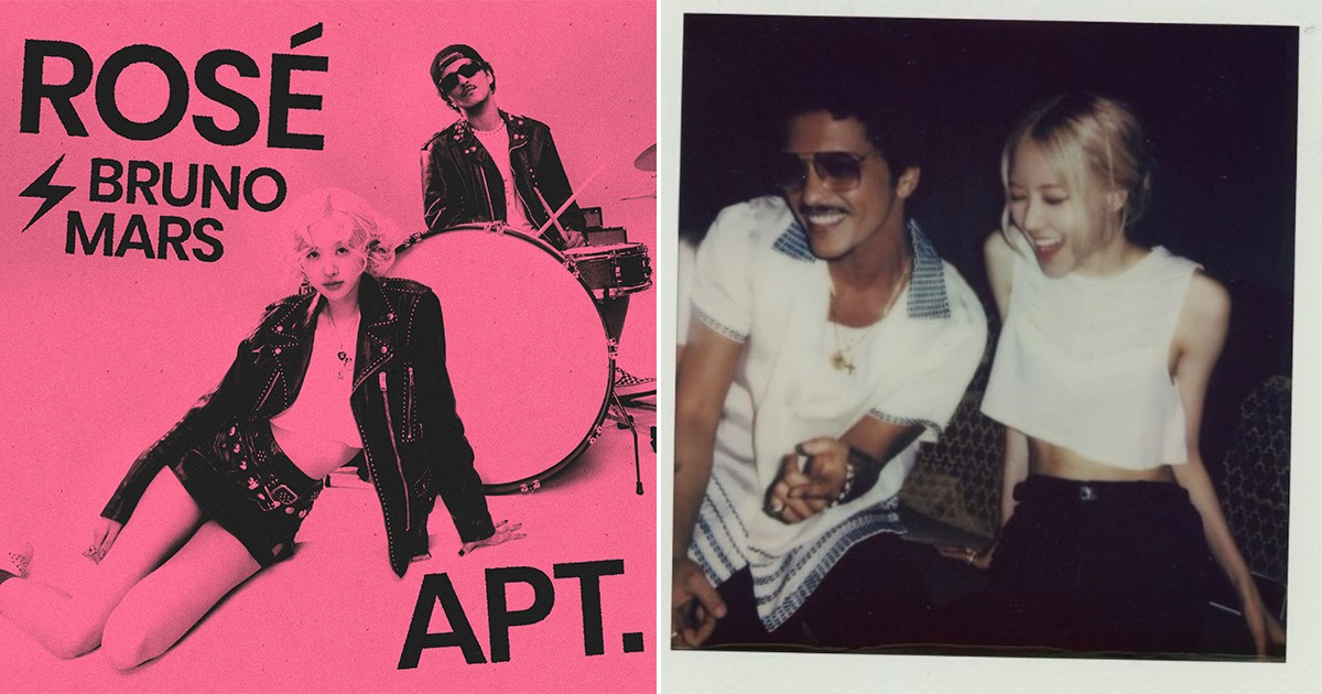 Rosé collaborates with Bruno Mars on the single 'APT.' | DIPE.CO.KR