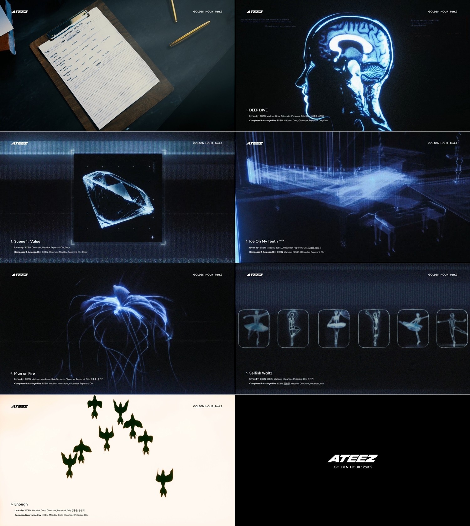 ATEEZ Releases Preview of 'Golden Hour: Part.2' Tracks ATEEZ Releases Preview of 'Golden Hour: Part.2' Tracks