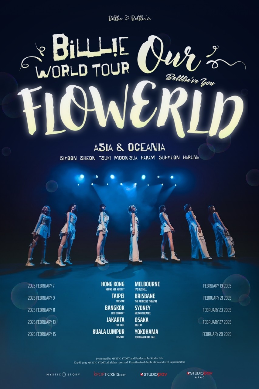 Billlie Kicks Off Asia & Oceania Tour in Hong Kong