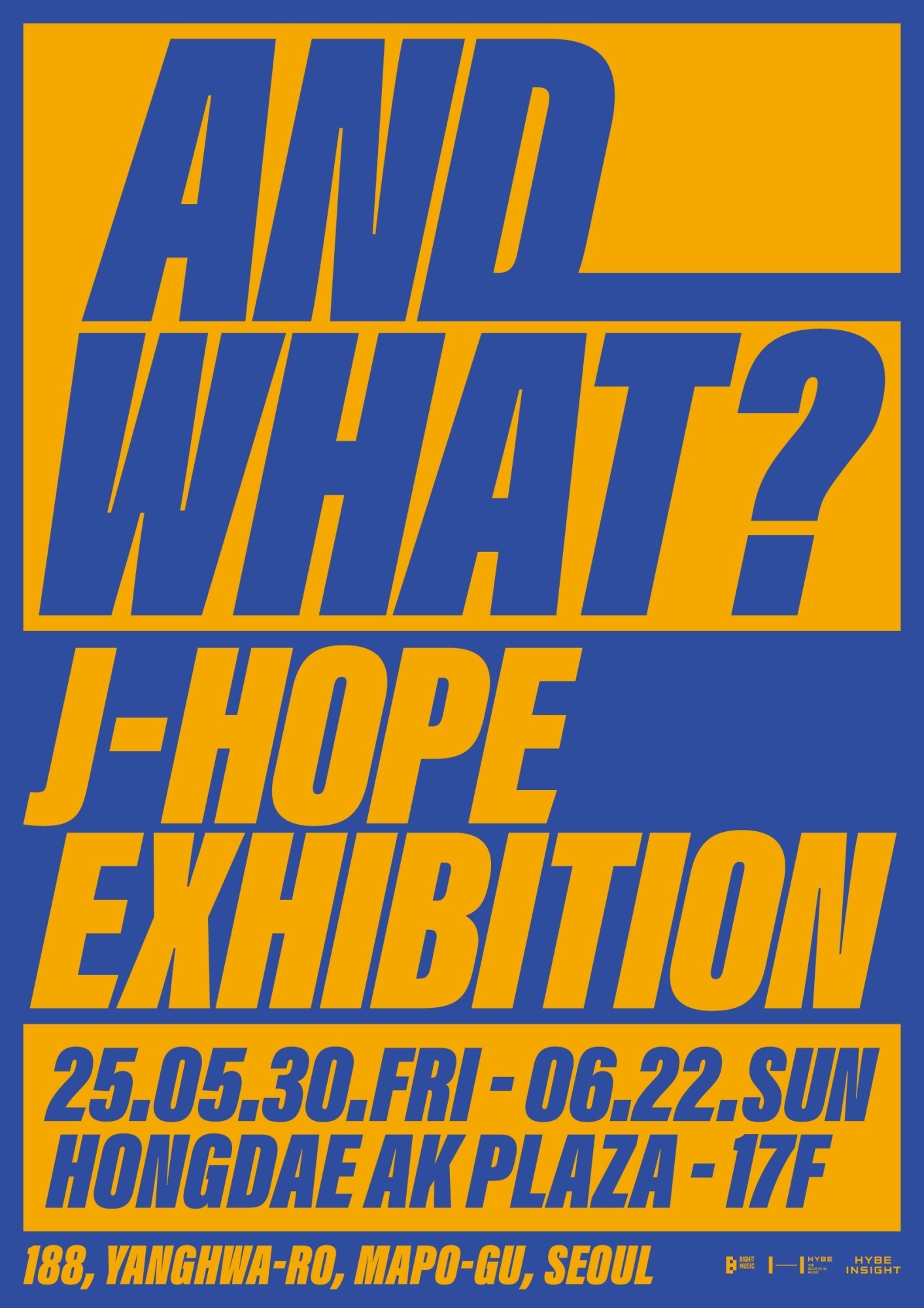 J-Hope Opens Special Solo Exhibition 'AND WHAT?' in Seoul This May