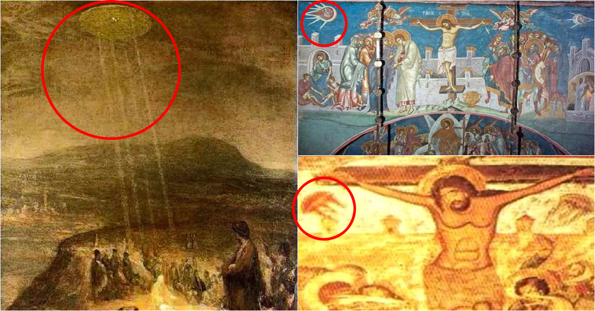 "중세 사람들은 예수님 그림에 UFO를 표현했다?"