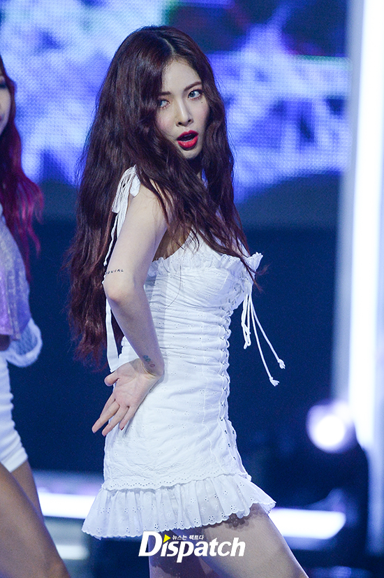 hyuna white dress