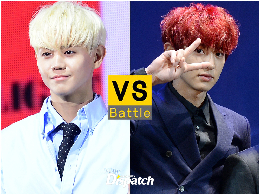 Yoseob Vs Chanyeol Who Do You Think Has Smaller Head Korea Dispatch