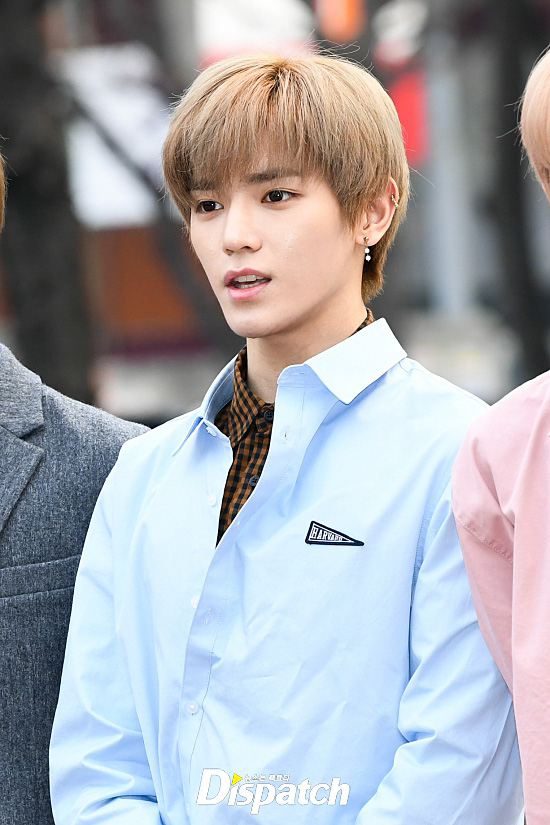 NCT Taeyong's cute moments on the way to Music bank Rehearsal | Korea ...