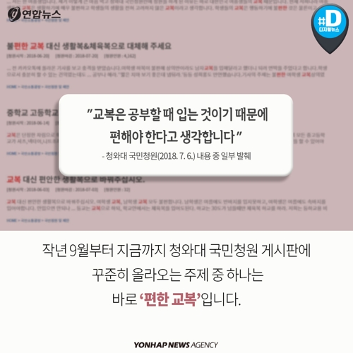 반바지·후드티 입고 학교 갑니다