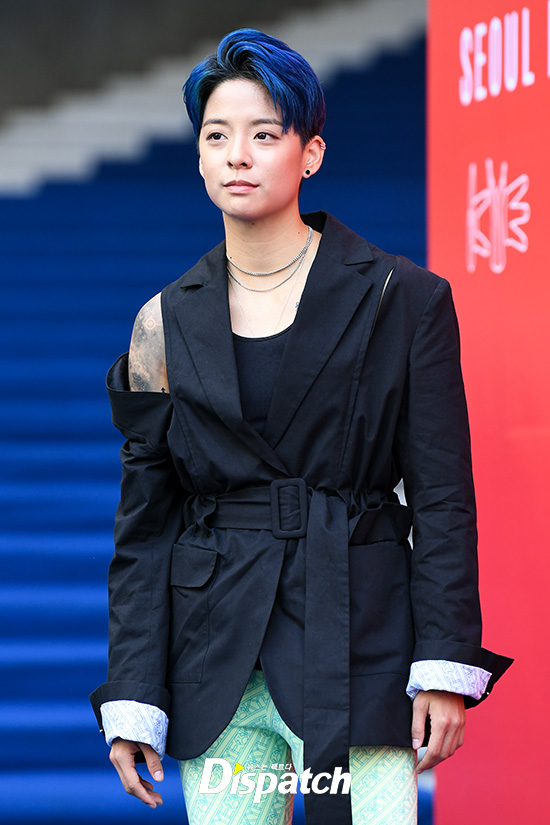 [현장포토] 무심한듯, 시크하게…엠버, 보이쉬 스타일 | 디스패치 | 뉴스는 팩트다! [현장포토] 무심한듯, 시크하게…엠버, 보이쉬 스타일